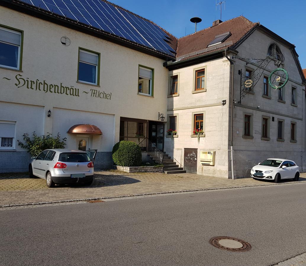 Gasthof Hirschenbraeu Michel Rauhenebrach ภายนอก รูปภาพ